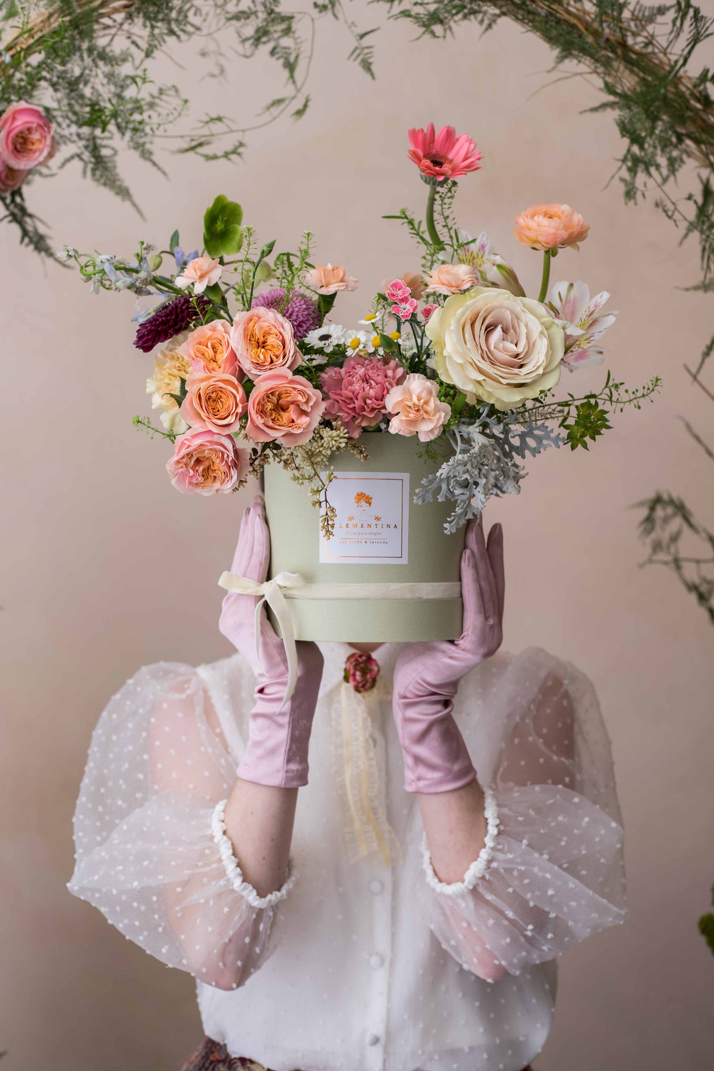 Boîte à chapeau de Clémentine - pequeño