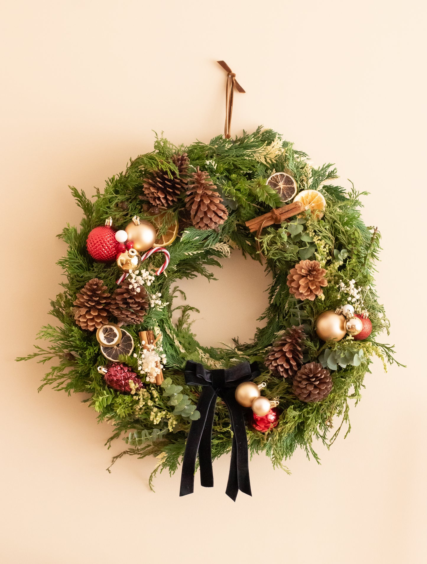 Corona de navidad - Completa extra volumen