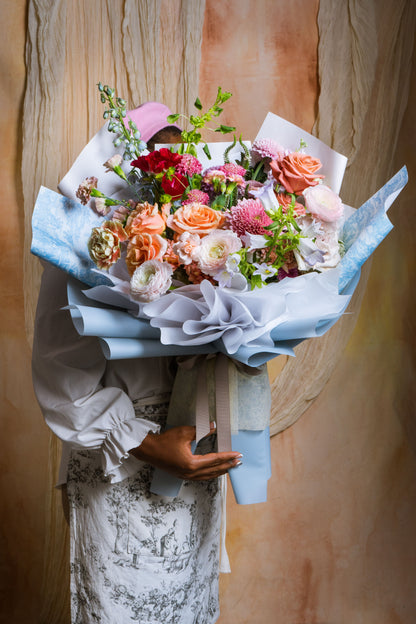 Bouquet Fantasía de un invierno azul