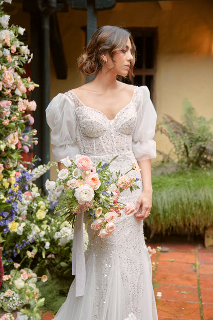 Bouquet de novia estilo orgánico – curso corto de Clementina Flower School