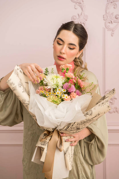Bouquet floral y empaque – curso corto de Clementina Flower School (3)