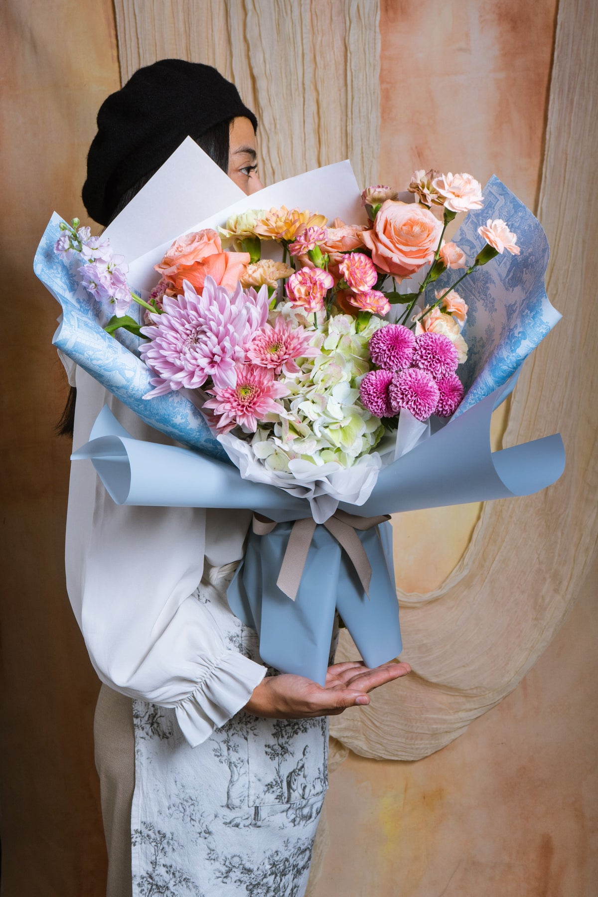 Bouquet floral y empaque – curso corto de Clementina Flower School (4)