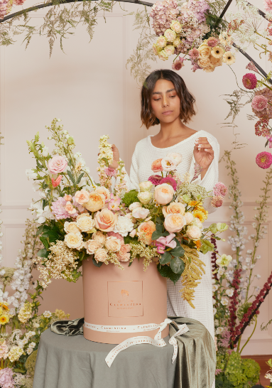 Caja floral – curso corto de diseño de cajas florales de Clementina Flower School (4)