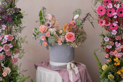 Caja floral – curso corto de diseño de cajas florales de Clementina Flower School (5)