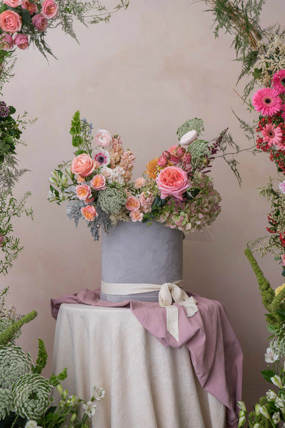 Caja floral – curso corto de diseño de cajas florales de Clementina Flower School (7)