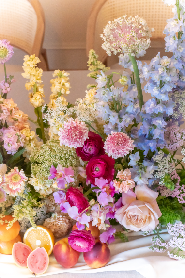 Jardinera floral orgánica – curso corto de diseño de jardín de Clementina Flower School