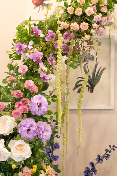 Instalación floral orgánica a gran escala – curso corto de Clementina Flower School (2)