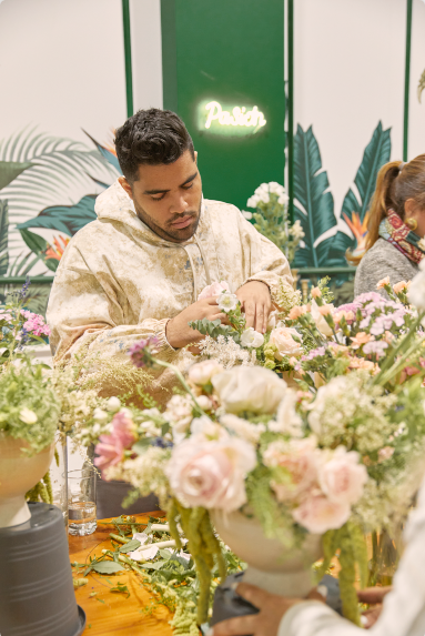 Curso de diseño floral orgánico para eventos – Clementina Flower School, Bogotá y Medellín (7)